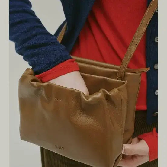 [BUNJANG] YURT Pote Brown Shoulder Bag / 유르트 pote 브라운