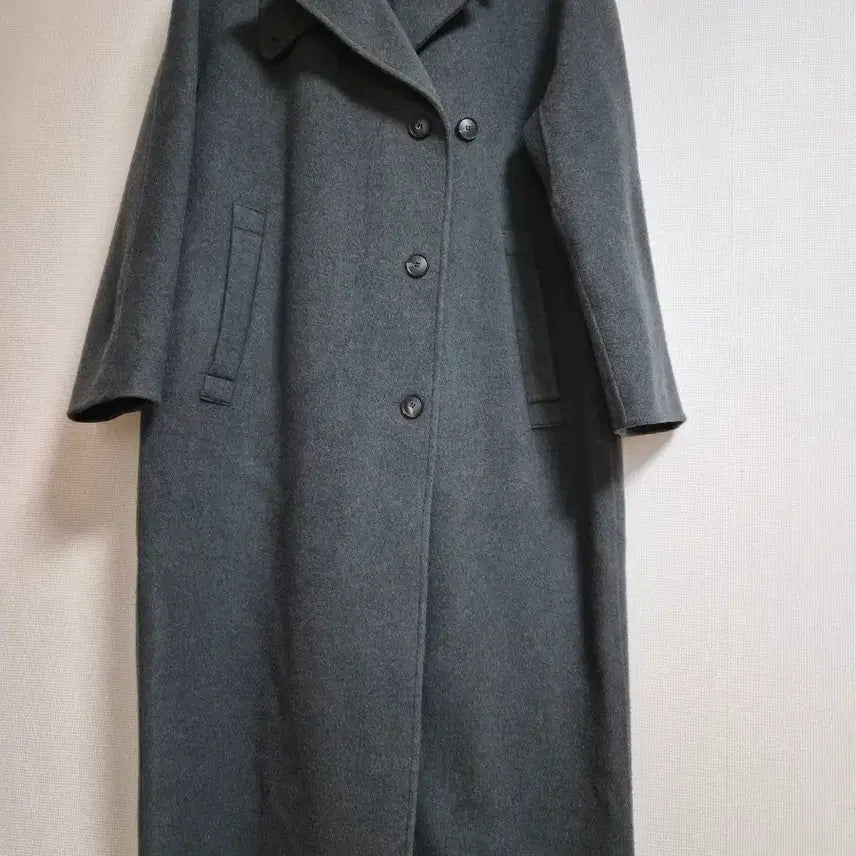 [BUNJANG] SYSTEM Gray Long Coat / SYSTEM 회색 롱 코트