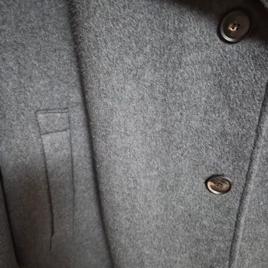 [BUNJANG] SYSTEM Gray Long Coat / SYSTEM 회색 롱 코트