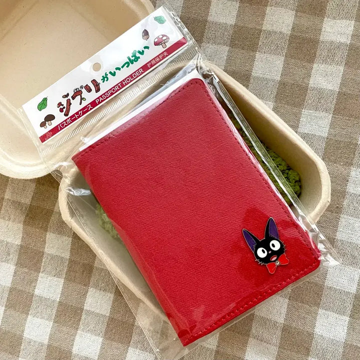 [BUNJANG] Ghibli Kiki Passport Case / (지브리 정품) 지지 키키 레드 여권케이스