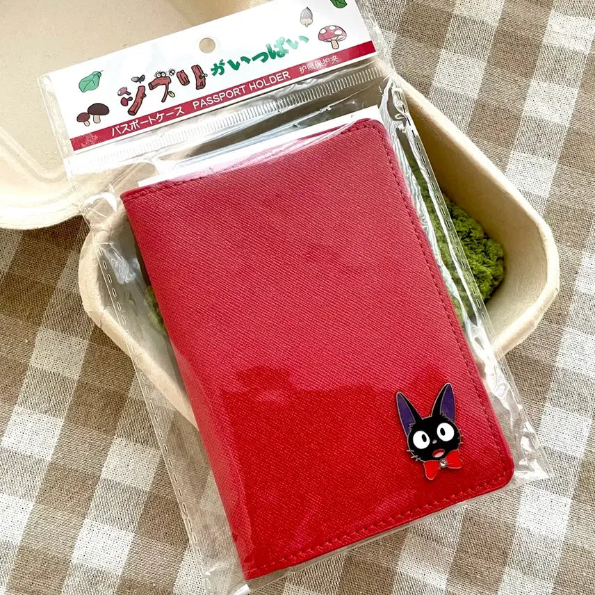 [BUNJANG] Ghibli Kiki Passport Case / (지브리 정품) 지지 키키 레드 여권케이스