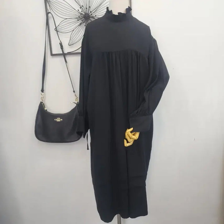 [BUNJANG] Imvely Black Long Princess Dress / imvely 임블리 블랙 롱 공주 원피스 free