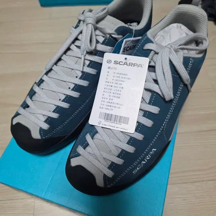 [BUNJANG] Scarpa Mojito Lake Blue 270 / 스카르파 모히토 레이크블루 270