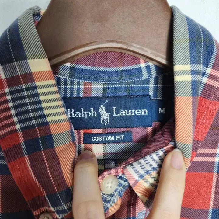 [BUNJANG] Polo Ralph Lauren Multicolor Custom Fit Check Shirt / M 폴로 랄프로렌 멀티컬러 커스텀핏 체크셔츠