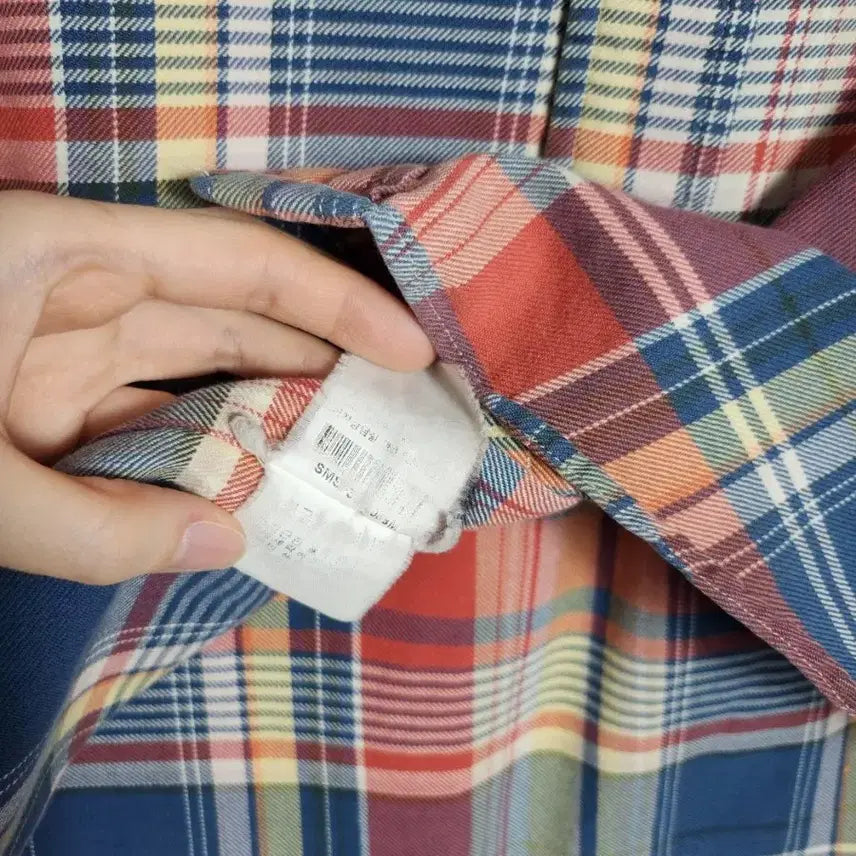 [BUNJANG] Polo Ralph Lauren Multicolor Custom Fit Check Shirt / M 폴로 랄프로렌 멀티컬러 커스텀핏 체크셔츠