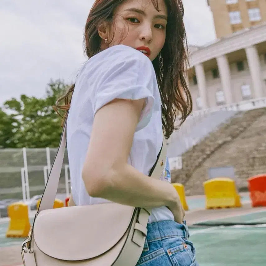 [BUNJANG] Joy Gryson Shoulder Bag Crossbody Bag Ivory Cream / 새상품) 조이그라이슨 숄더백 크로스백 가방