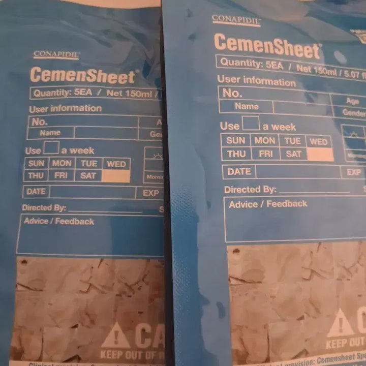 [BUNJANG] Cement Sheet Bag 10 Sheets / 택포 세멘시트 가방2개 10매