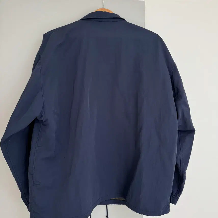 [BUNJANG] BEAMS Coach Nylon Jacket L / 빔즈 BEAMS 코치 나일론 네이비 자켓 L
