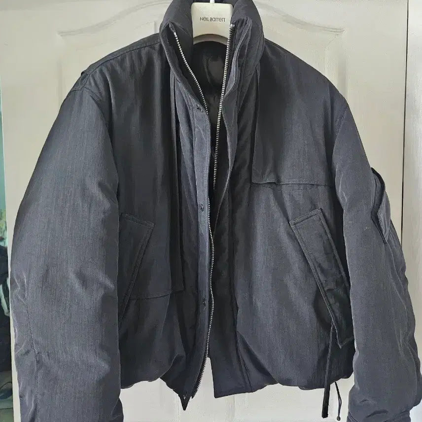 [BUNJANG] Solid Homme Black Padded Jacket 125 / 솔리드옴므 125 블랙 패딩 점퍼