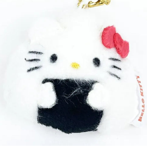 [BUNJANG] Sanrio Hello Kitty Onigiri Keyring / 키티 주먹밥 키링 오니기리 키홀더 헬로키티 산리오 간식 참 스트랩