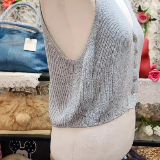 [BUNJANG] GERARD DAREL Knit Crop Vest (55-66) / GERARD DAREL 니트 크롭 베스트(55~66)