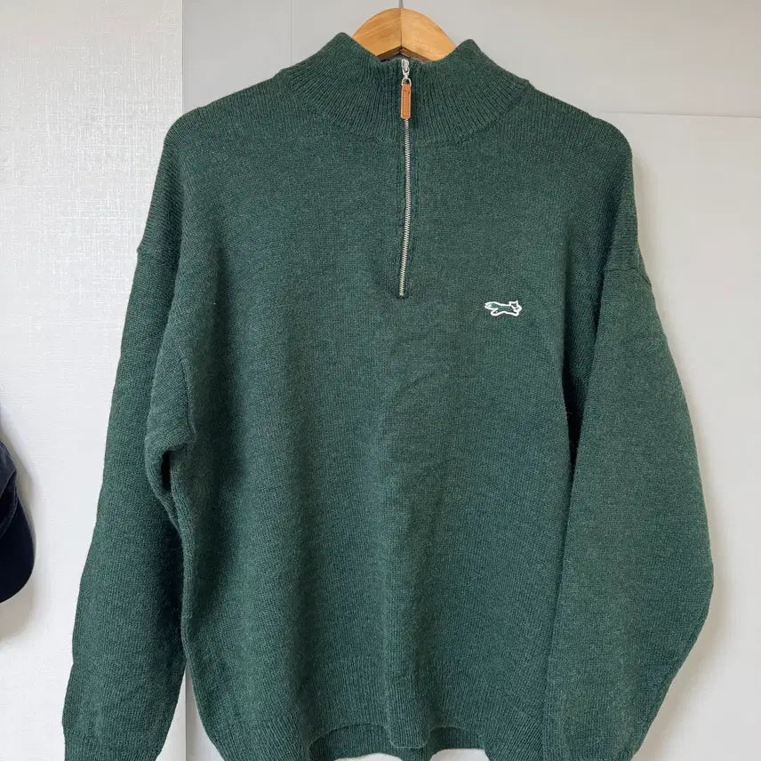[BUNJANG] Freaks Store Green Half Zip-up / 프릭스스토어 그린 하프집업