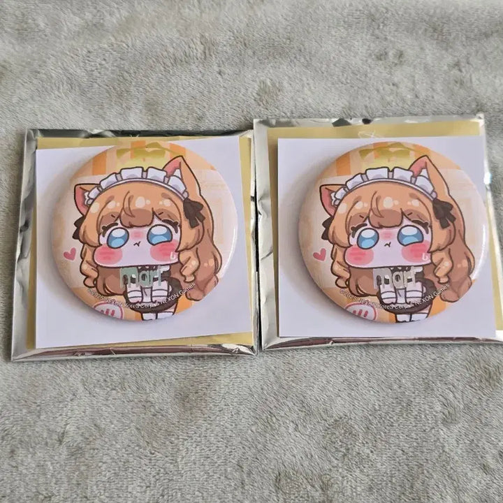 [BUNJANG] Blue Archive Aniplex Collaboration Cafe Maid Mari Can Badge Set / 블루아카 애니플러스 콜라보 카페 메이드 마리 캔뱃지 세트 일괄 양도