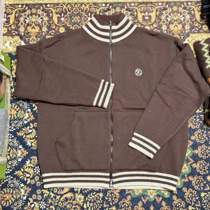 [BUNJANG] XTONZ Knit Zip-Up Cardigan Sweater / [M] 엑스톤즈 니트 집업 가디건 스웨터