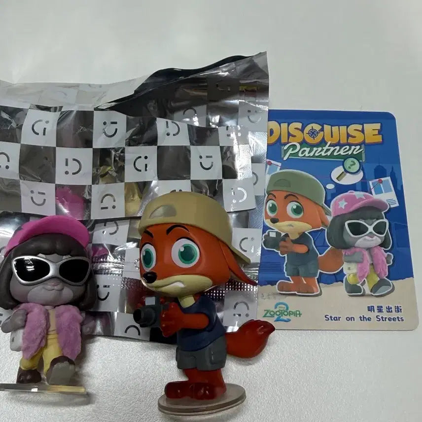 [BUNJANG] Miniso Zootopia Disguise Partner Figure / 미니소 주토피아 디스가이스 변장 파트너 피규어 가챠