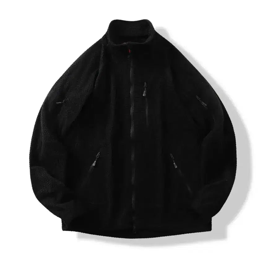 [BUNJANG] Alpha Waffle Fleece Midliner Zip-Up Jacket / 알파 와플 플리스 미드라이너 집업 자켓