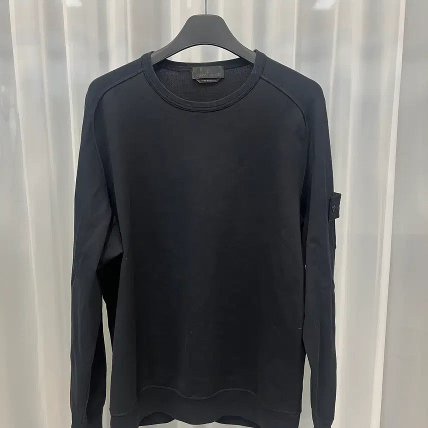 [BUNJANG] Stone Island 637F3 Ghost Piece Sweatshirt Black L Size / 스톤아일랜드 637F3 고스트 피스 스웨트셔츠 블랙 L SIZE [A]