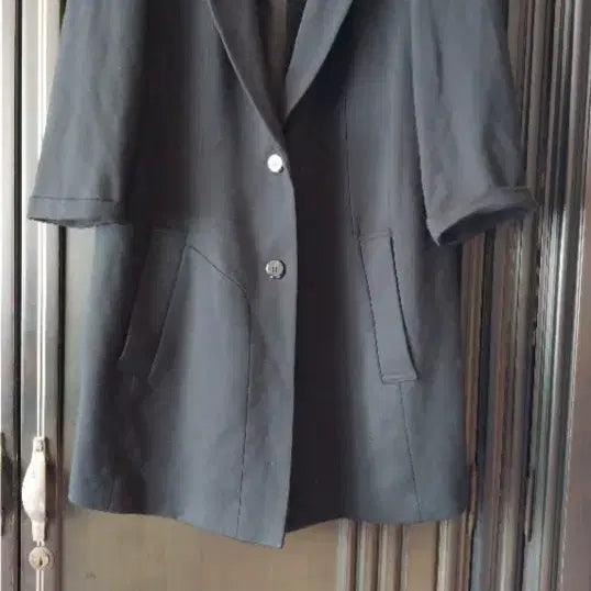 [BUNJANG] Black Coat Oversized Style / 블랙 간절기  코트 오버핏 스타일