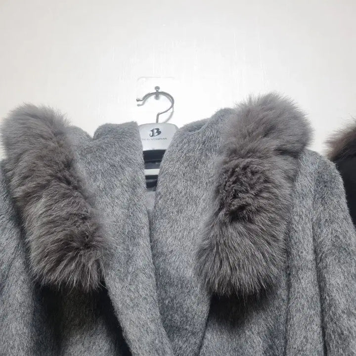 [BUNJANG] Solarsia Gray Coat / 에스솔레지아퍼코트그레이