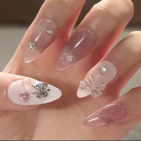 [BUNJANG] Handmade Magnetic Cherry Nail Tips / 체리 자석 수제네일팁