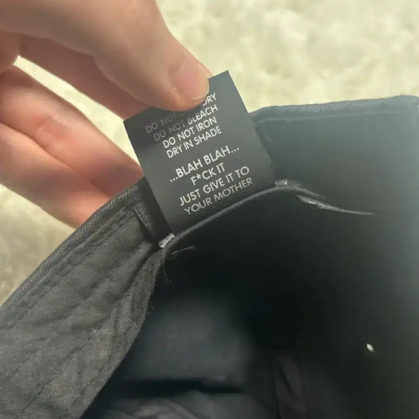 [BUNJANG] Peaceminusone Black Ball Cap / 피스마이너스원 블랙 볼캡