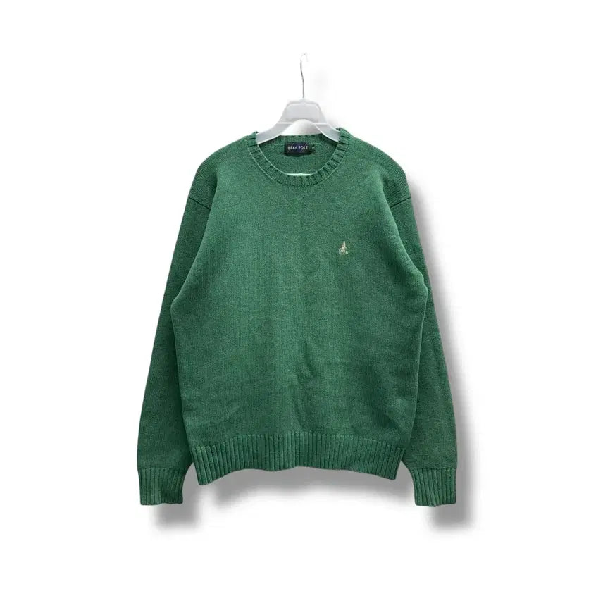 [BUNJANG] Beanpole Green Knit Sweater / [M] 빈폴 그린 니트
