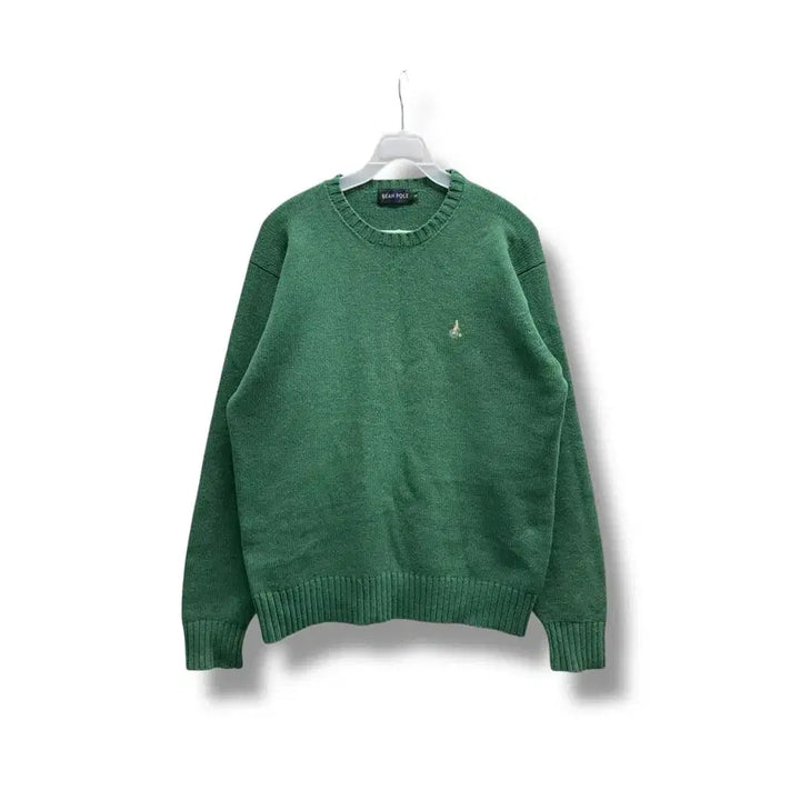[BUNJANG] Beanpole Green Knit Sweater / [M] 빈폴 그린 니트