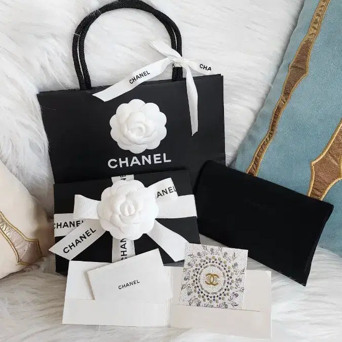 [BUNJANG] Chanel Classic Cardholder Set / 8-2)샤넬 카드지갑(박스쇼핑백 까멜리아셋트가격임)더스트추가구매