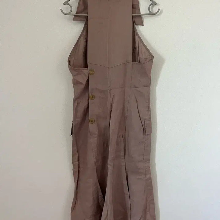 [BUNJANG] Linen Halter Neck Dress / 린넨 홀터넥 원피스