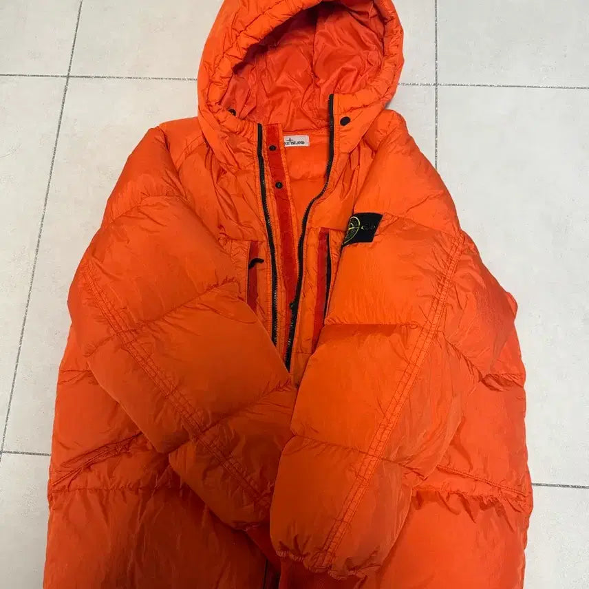 [BUNJANG] Stone Island Crinkle Laps Jacket / 스톤아일랜드 크링클랩스 패딩 XL