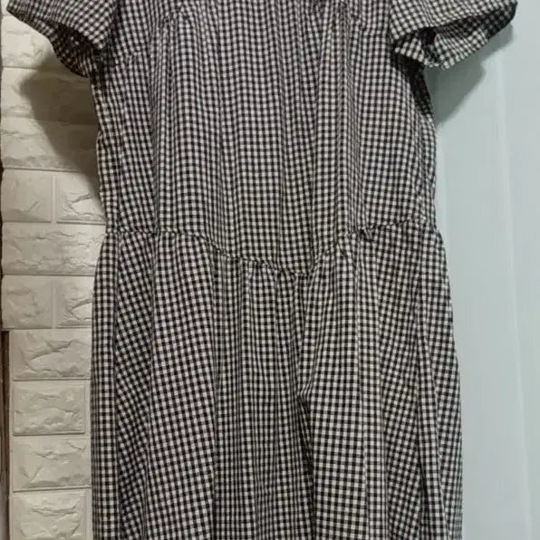 [BUNJANG] Striped Dress / 반팔 체크 원피스 줄무늬 원피스 롱원피스