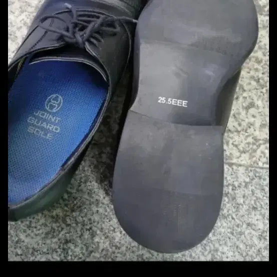 [BUNJANG] Generic Black Leather Shoes 255mm / 남성 검정 구두 255mm