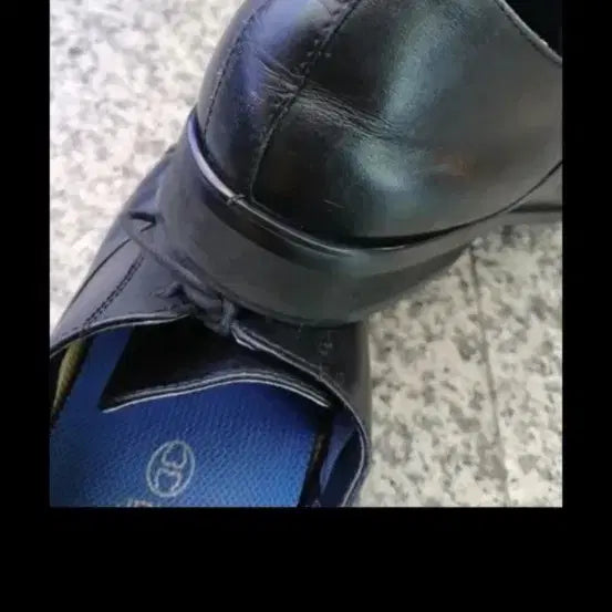 [BUNJANG] Generic Black Leather Shoes 255mm / 남성 검정 구두 255mm