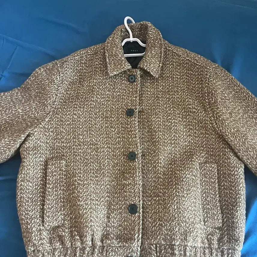[BUNJANG] OBEY Brown Jacket / 오베이 자켓