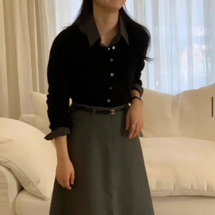 [BUNJANG] Some More Hill Layered Cardigan Set / 썸모어힐 가디건 셋트