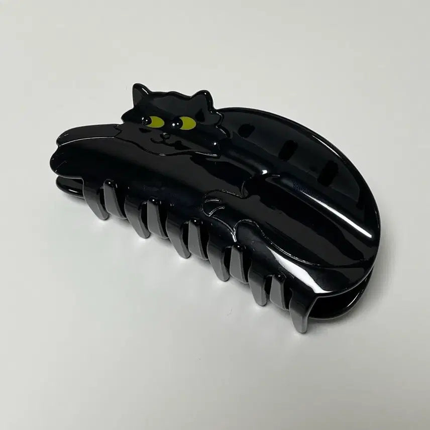 [SOLD OUT] [정품]쿠쿠수제뜨  고양이 헤어 집게핀 블랙