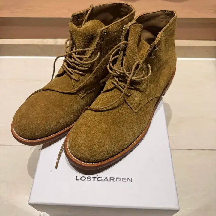 [BUNJANG] Lost Garden Uniform Field Boots Beige / [42]로스트가든 유니폼 필드부츠 베이지