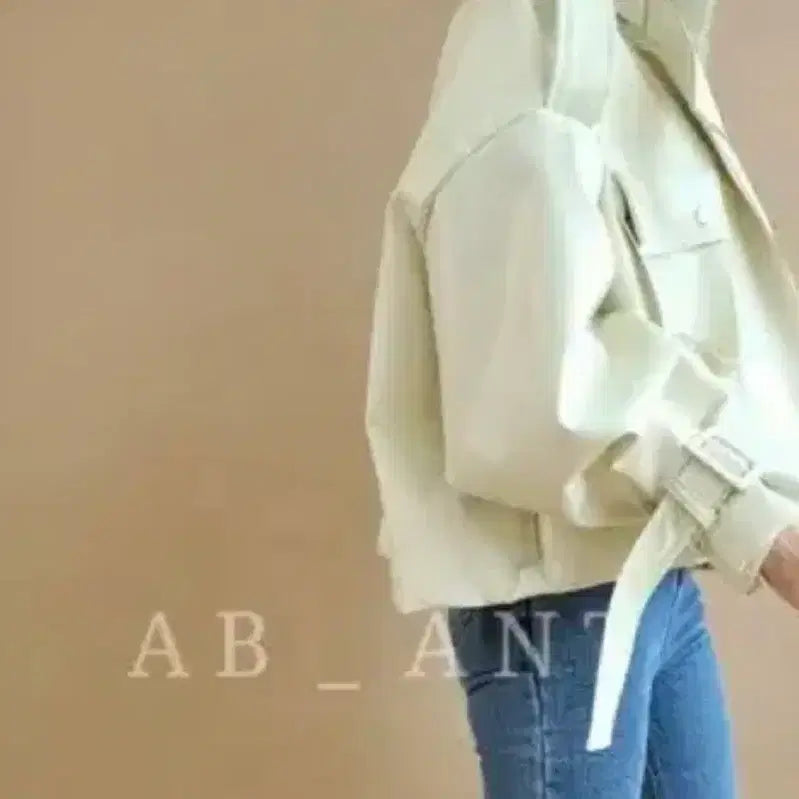 [BUNJANG] Oversized Faux Leather Jacket / 오버사이즈 페이크 가죽자켓