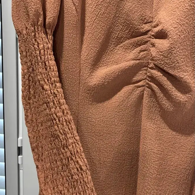 [BUNJANG] Wunderkind Shirring Long Dress / 분더캄머 셔링 롱 원피스