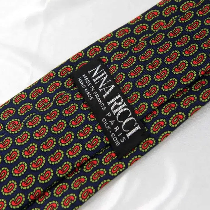 [BUNJANG] Nina Ricci Paisley Silk Tie / 니나리치 9cm S등급 프랑스 페이즐리 남자 명품 넥타이