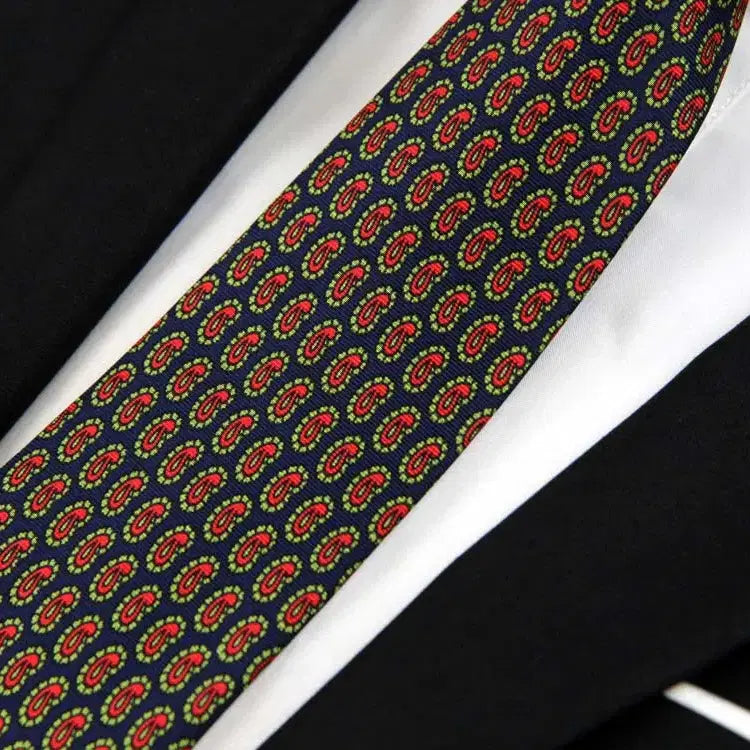 [BUNJANG] Nina Ricci Paisley Silk Tie / 니나리치 9cm S등급 프랑스 페이즐리 남자 명품 넥타이