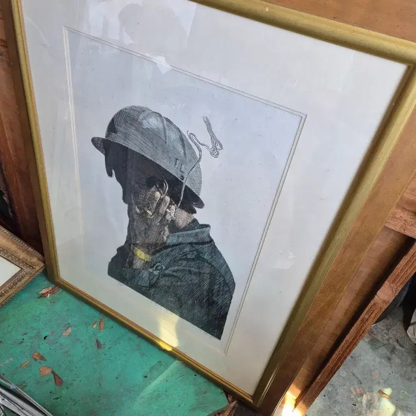 [BUNJANG] Antique Print Frame / 70    88 센치판화액자진품