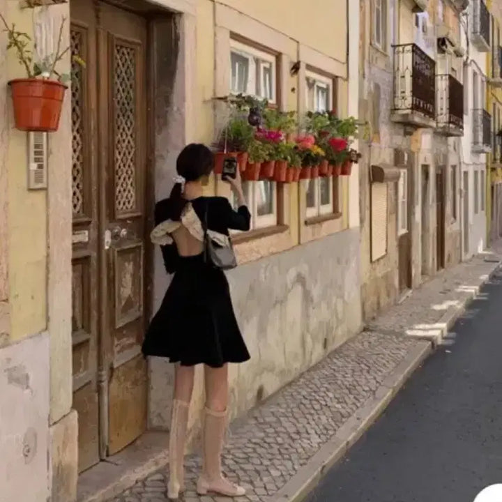 [BUNJANG] TXT Soobin Dot Backless Short Jacket / 서쿠키 도트 백리스 숏자켓 s