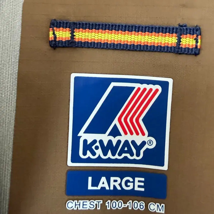 [BUNJANG] K-Way Chamel Travel Jacket (Khaki Brown, L) / 까웨 샤멜 트래블 자켓 L사이즈