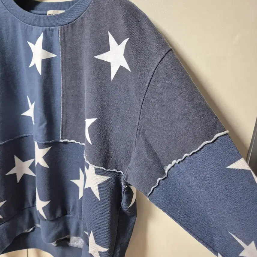 [BUNJANG] Jeep Spirit Pattern Sweatshirt / Jeep Spirit 별 패턴 맨투맨 티셔츠