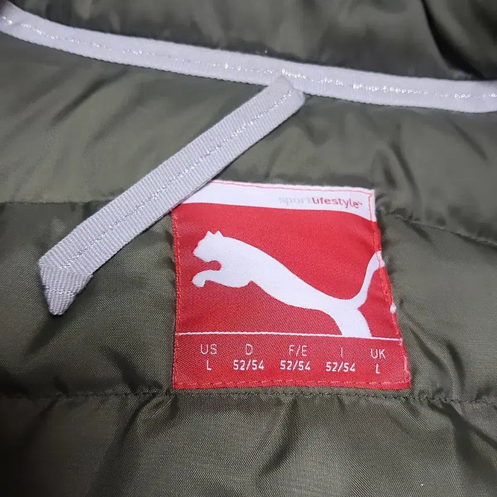 [BUNJANG] Puma Down Half Padded Jacket 100 / 퓨마 오리털 하프 패딩 야상 자켓 100