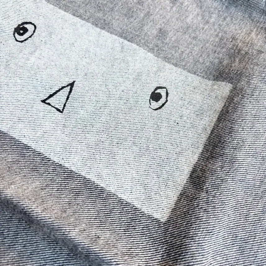 [BUNJANG] Mina Perhonen Denim Tote Bag / 미나페르호넨 가방