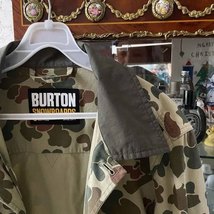 [BUNJANG] Button Camo Military Jacket / 버튼 카모 밀리터리 자켓