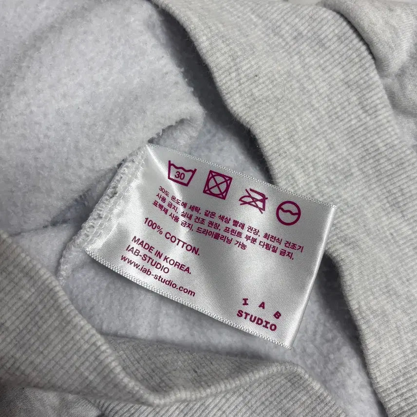 [BUNJANG] IAB Studio Half Zip-up Sweatshirt / IAB 아이앱 스튜디오 하프집업 맨투맨 M