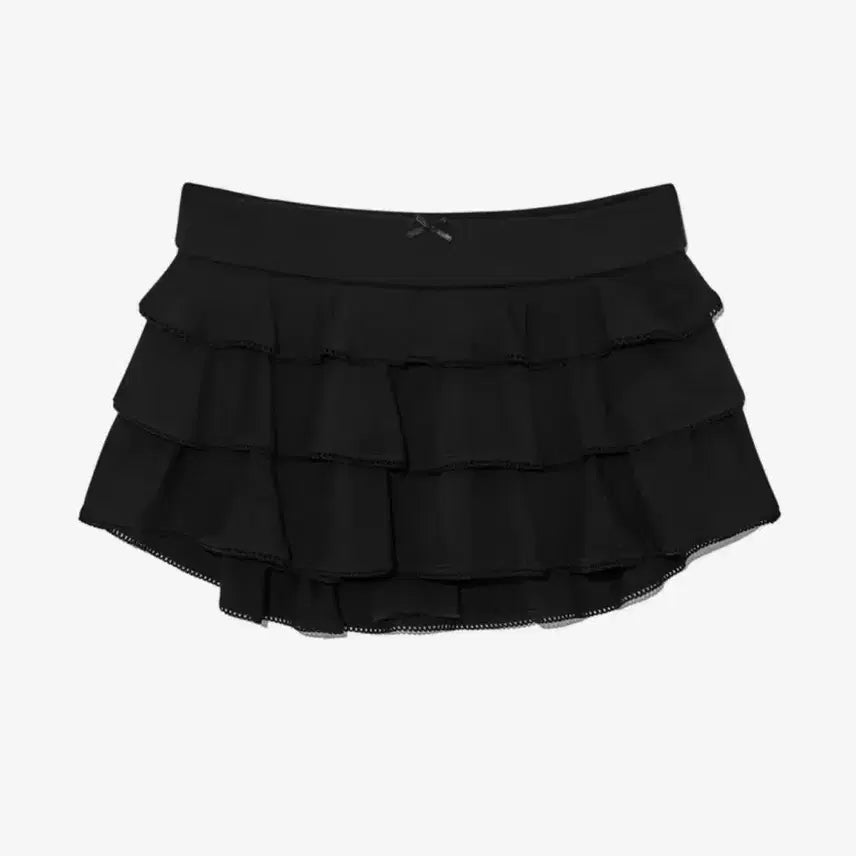 [BUNJANG] Glowny Picot Frill Mini Skirt / 글로니 피콧 프릴 미니 스커트